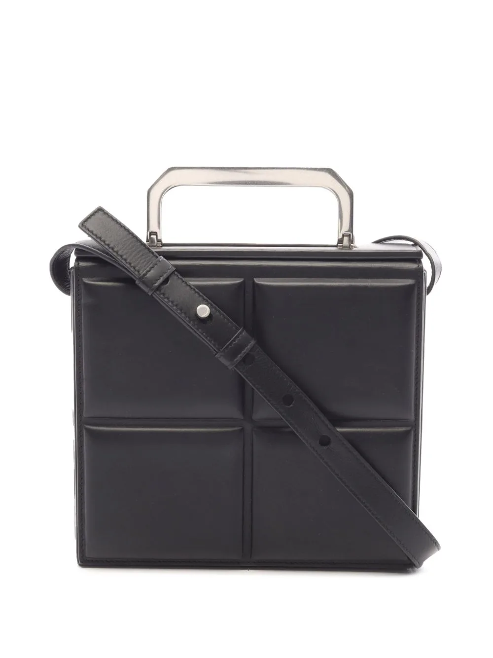 2000-2026 Leather Mini Trunk Satchel by Bottega Veneta Pre-Owned