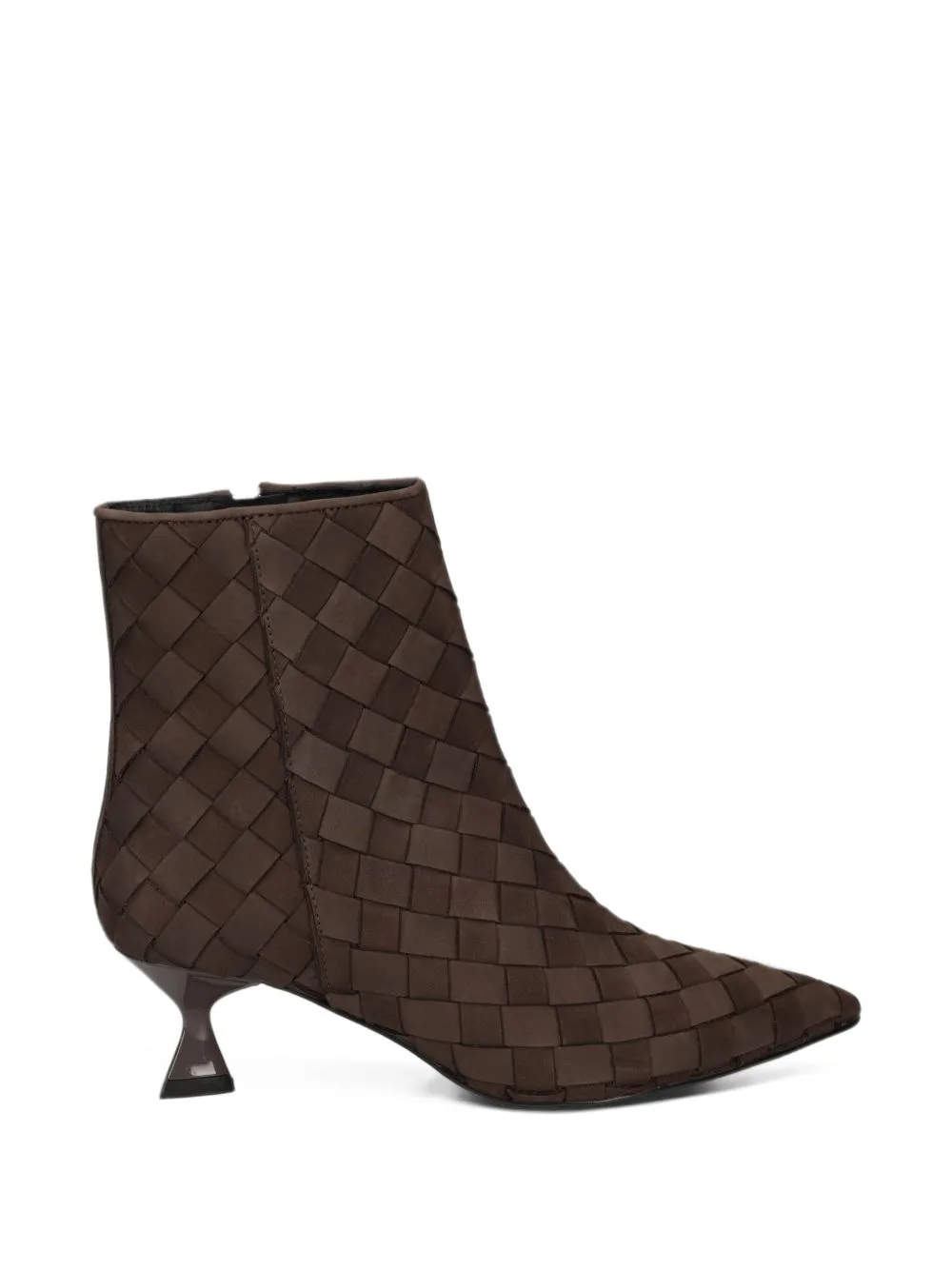 Woven Leather Ankle Boots by PONS QUINTANA