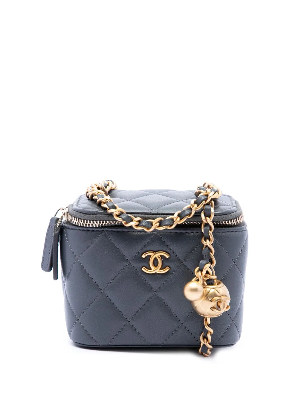 2021-2026 Mini Quilted Lambskin Trendy CC Vanity Case Crossbody Bag by CHANEL Pre-Owned