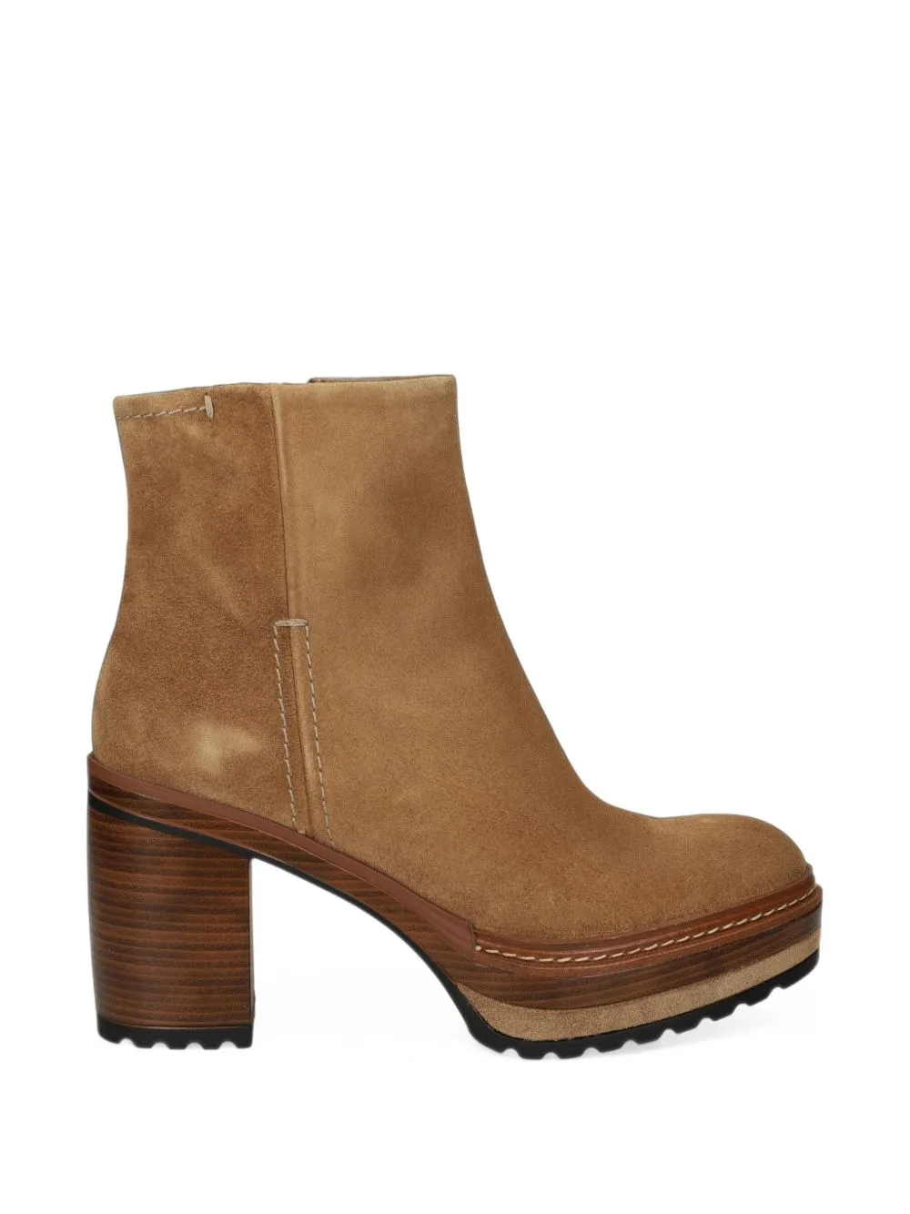 Suede Platform Ankle Boots by PONS QUINTANA