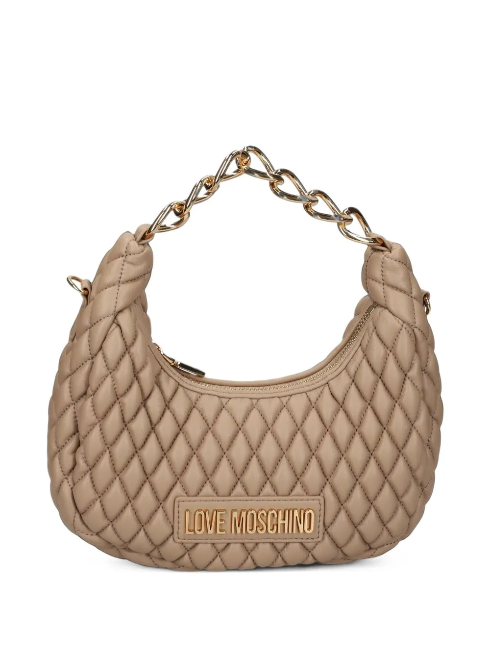 Quilted Chain-Link Shoulder Bag by Love Moschino