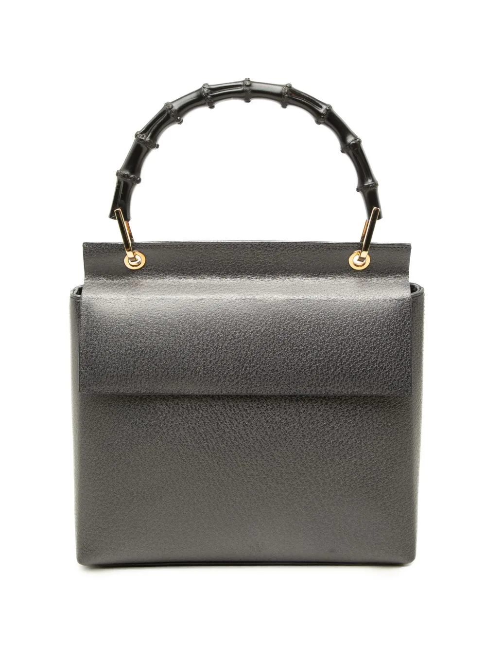 20th Century Leather Bamboo Handbag by Gucci Pre-Owned