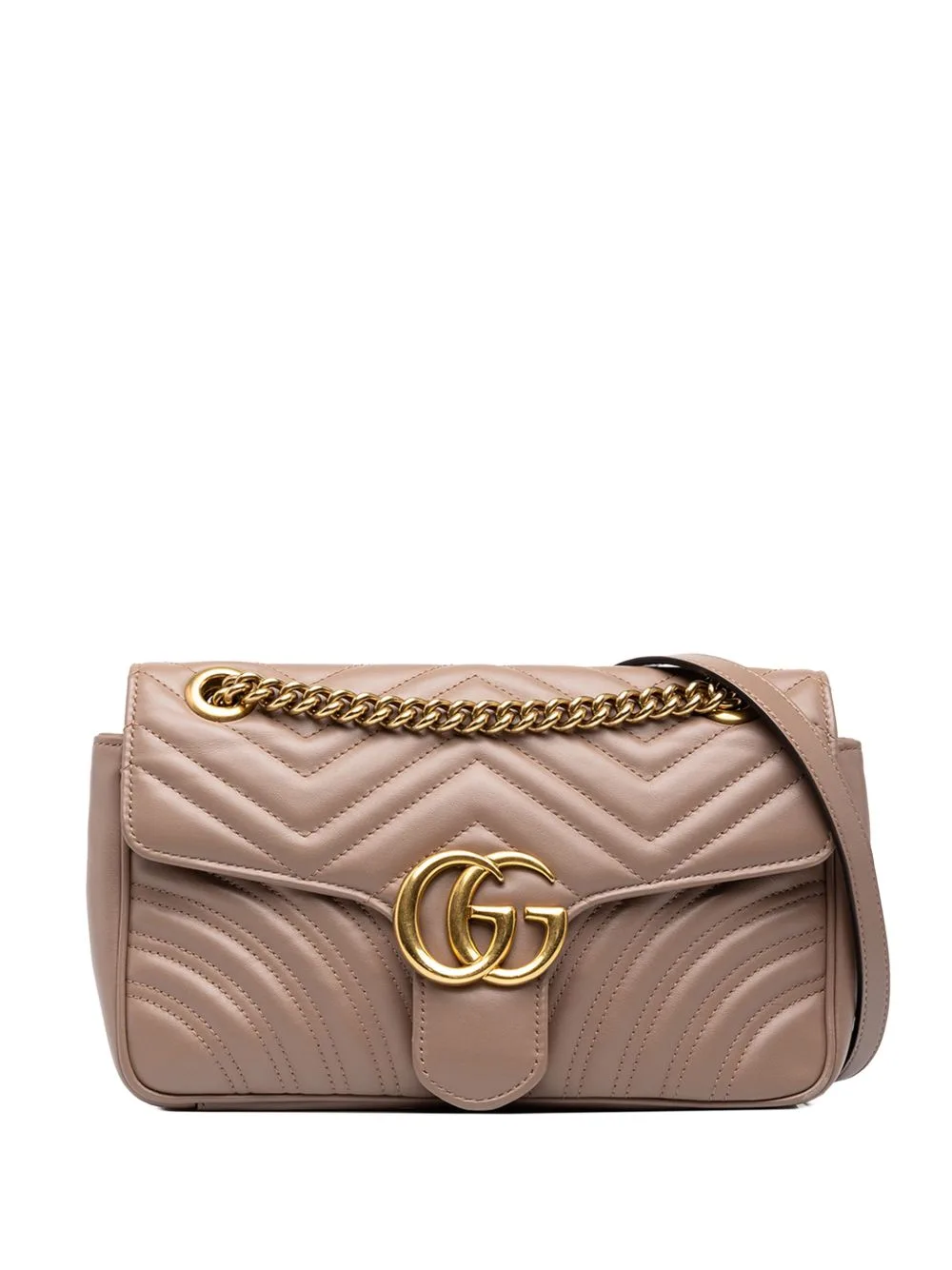 2016-2026 Medium GG Marmont Matelasse Calfskin Shoulder Bag by Gucci Pre-Owned