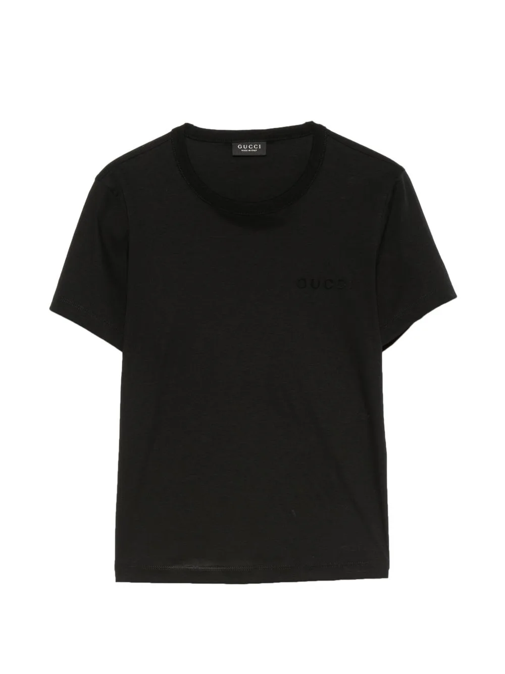 Cotton Jersey T-Shirt with Embroidery