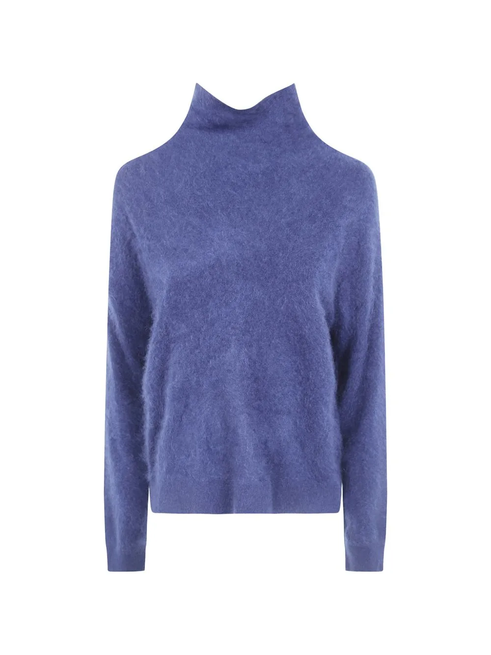 Solange High-Neck Brushed-Finish Sweater by absolut cashmere