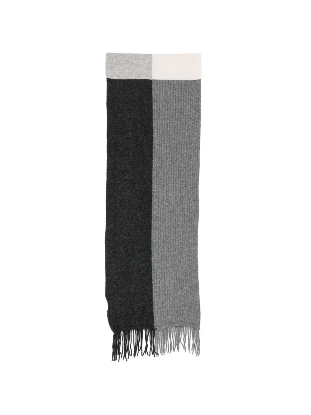 Fringed Colour-Block Scarf by Pennyblack