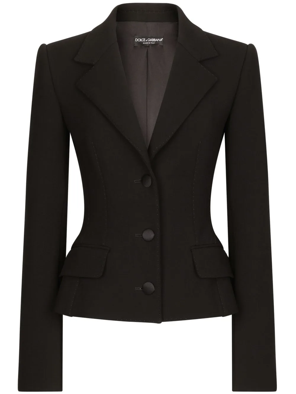 Virgin Wool-Blend Blazer by Dolce & Gabbana