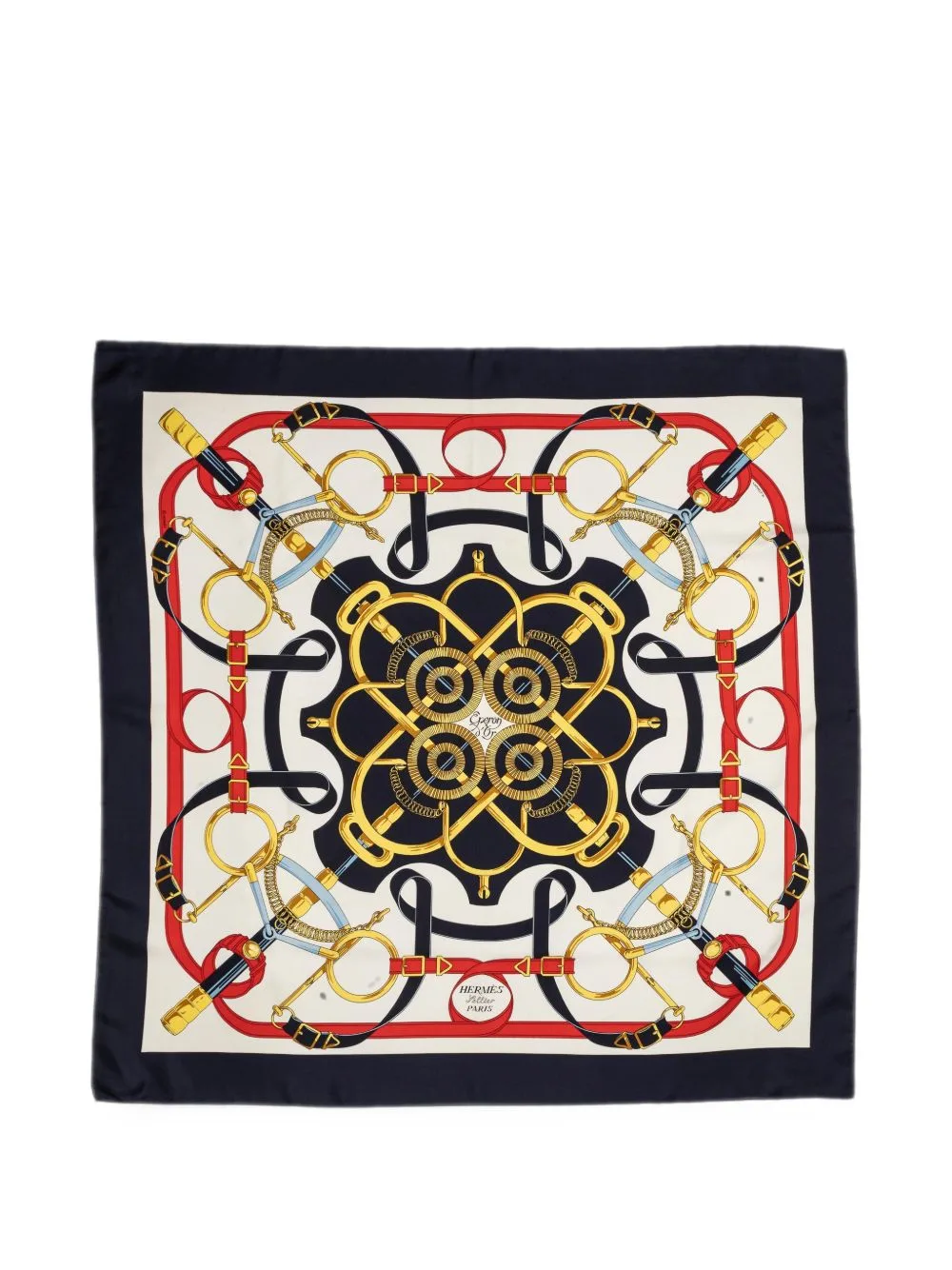 Eperon D'or Scarf by Hermès Pre-Owned