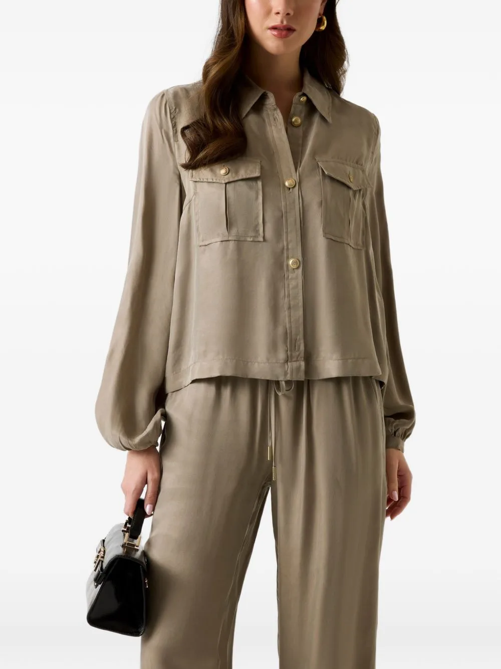 Viscose-Blend Shirt by GUESS USA