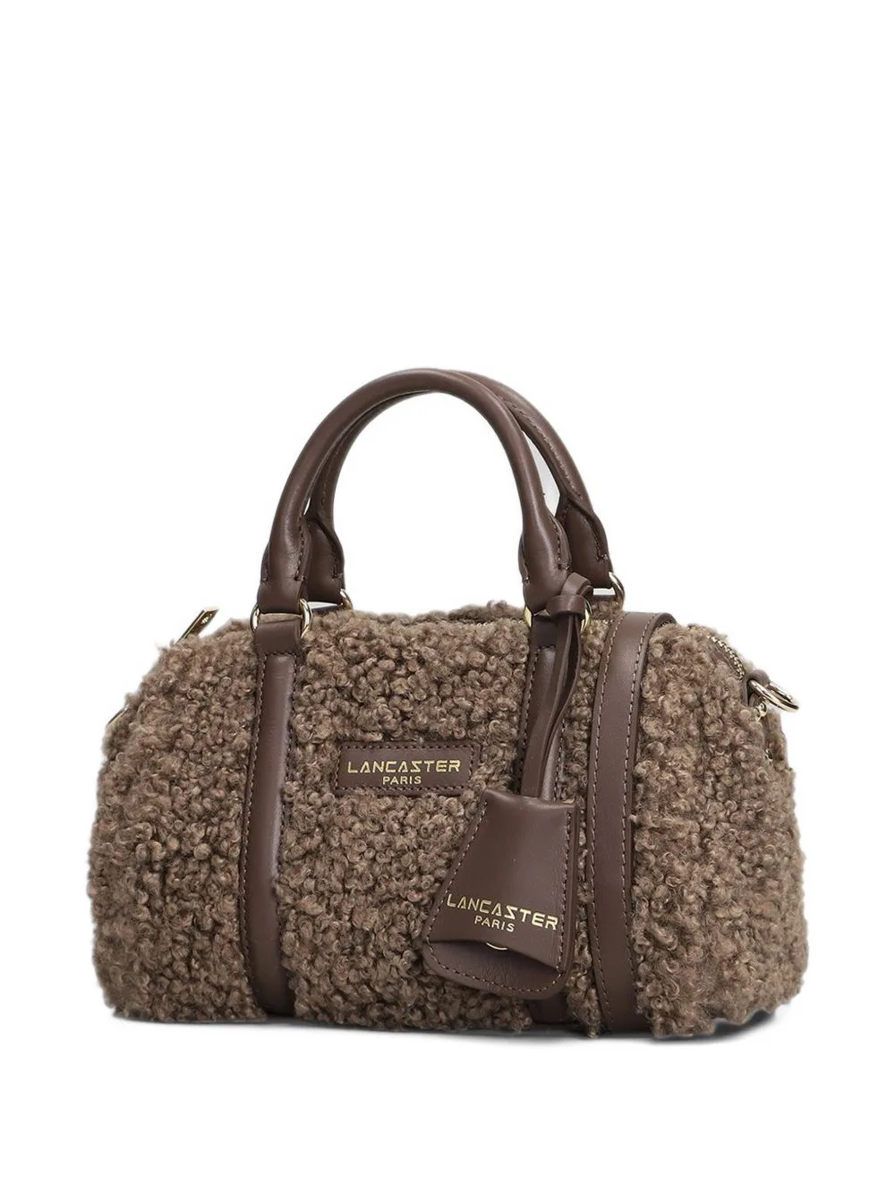 Moumoute Shearling-Effect Tote Bag by Lancaster