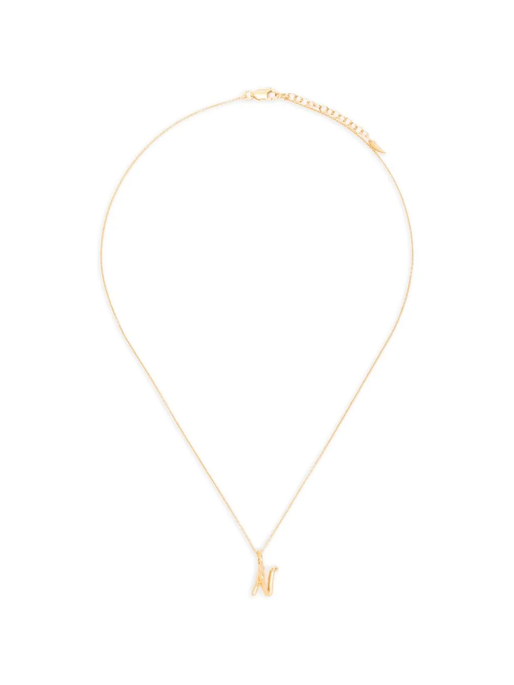 Molten Initial Mini Necklace by Missoma