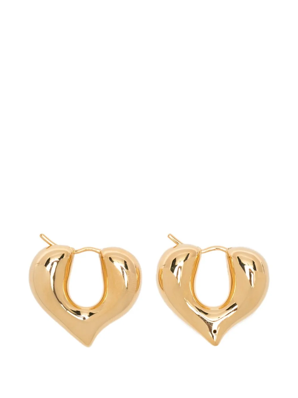 Molten Heart Post-Back-Fastening Hoop Earrings by Missoma