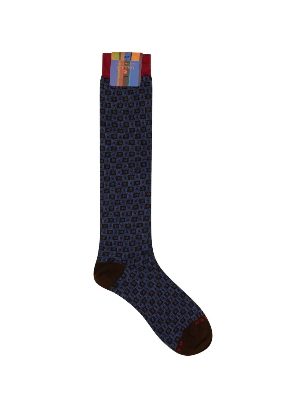 Geometric-Patterned Socks by Gallo