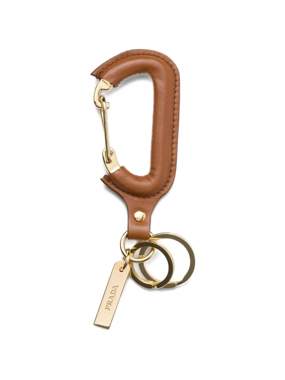 Leather Keychain by Prada