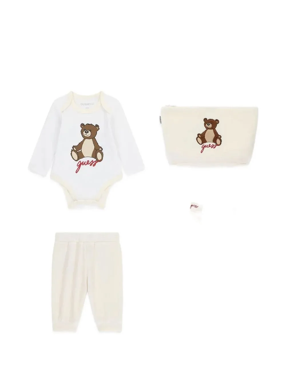 Bear-Print Tracksuit Set (set of Four) by guess kids