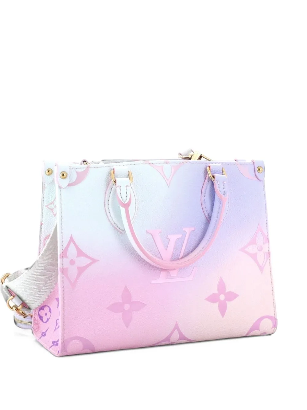 OnTheGo Tote Spring in the City Monogram Giant Canvas PM Shoulder Bag by Louis Vuitton Pre-Owned