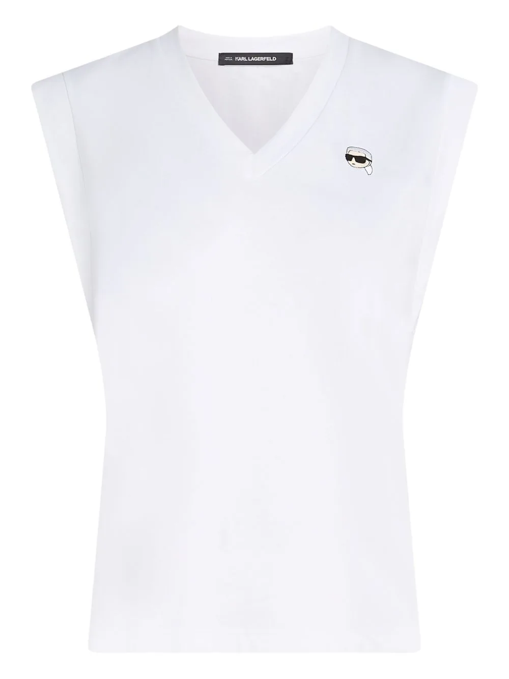 Ikon V-Neck Tank Top by Karl Lagerfeld