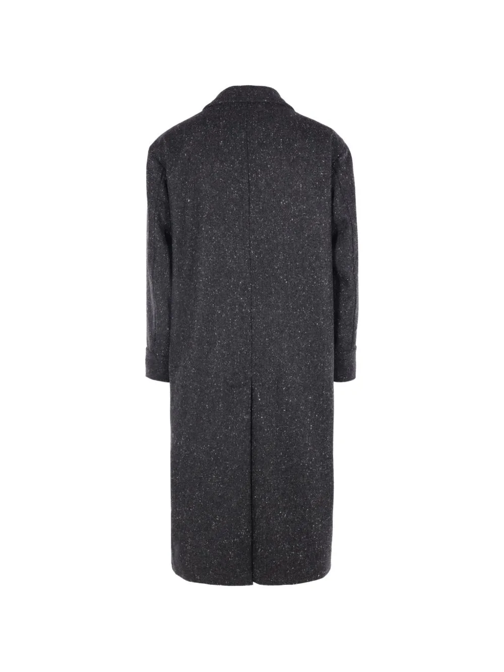 Double-Breasted Flecked Coat by Hevo