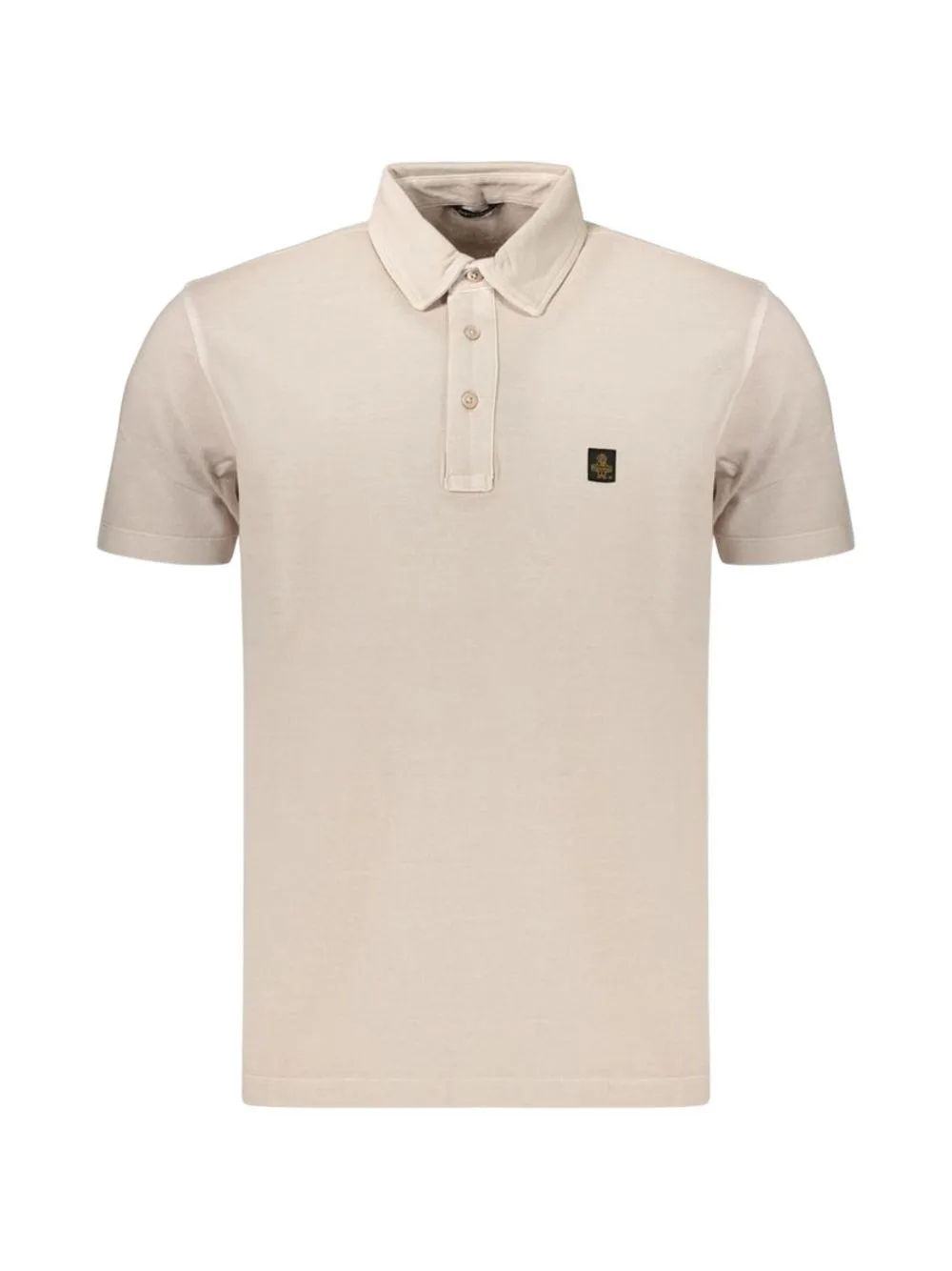 Mirror Logo-Patch Cotton Polo Shirt by Refrigiwear
