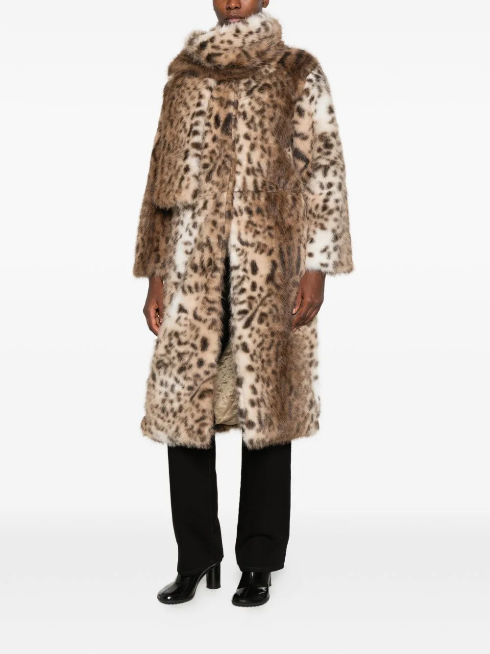 Leopard-Print Coat by La Piscine