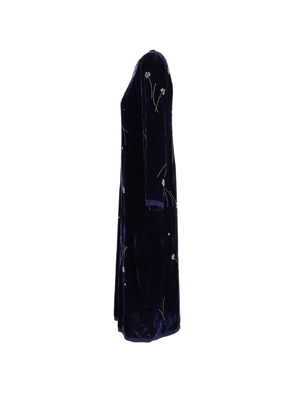 Fleurs D'orient Velvet Midi Dress by Forte Forte