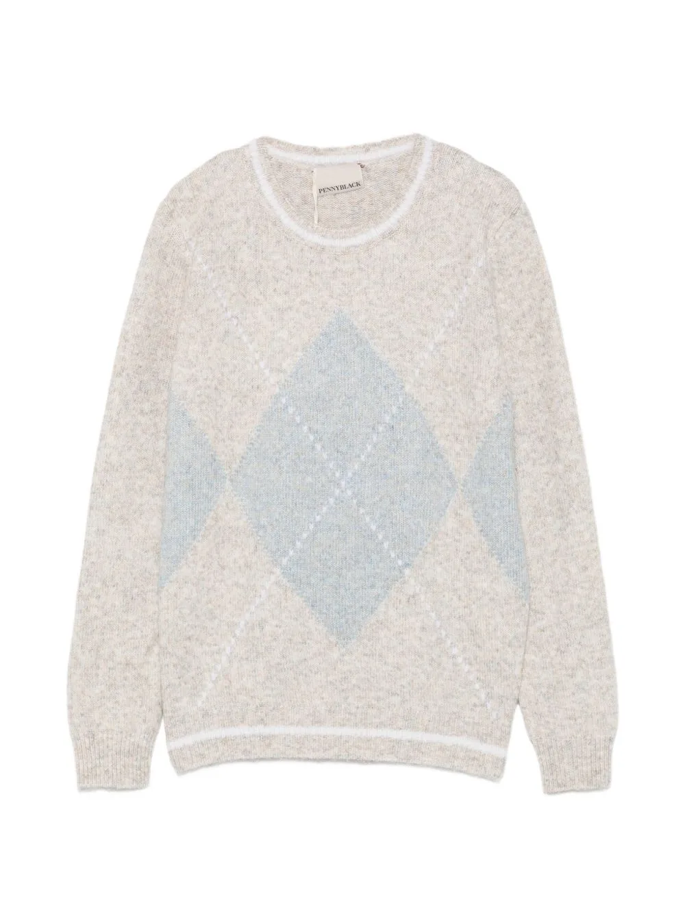 Argyle-Pattern Sweater by Pennyblack