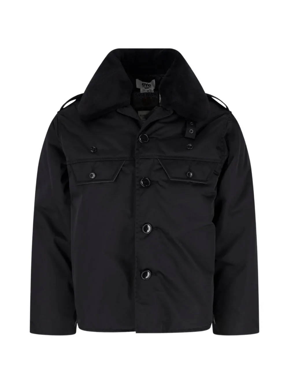 Faux-Shearling Collar Epaulette Jacket by Junya Watanabe MAN