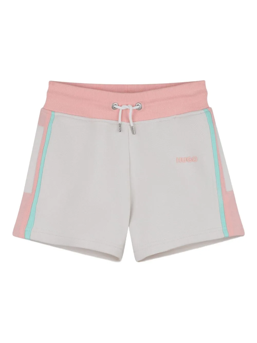 Striped Drawstring Shorts by HUGO KIDS