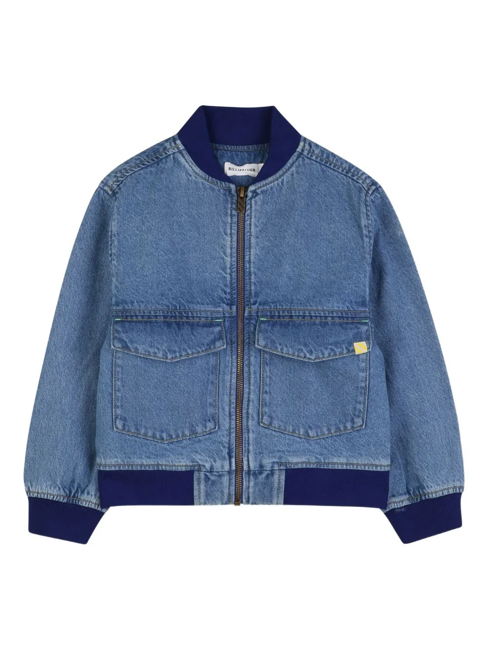 Patch-Appliqué Denim Jacket by Billieblush
