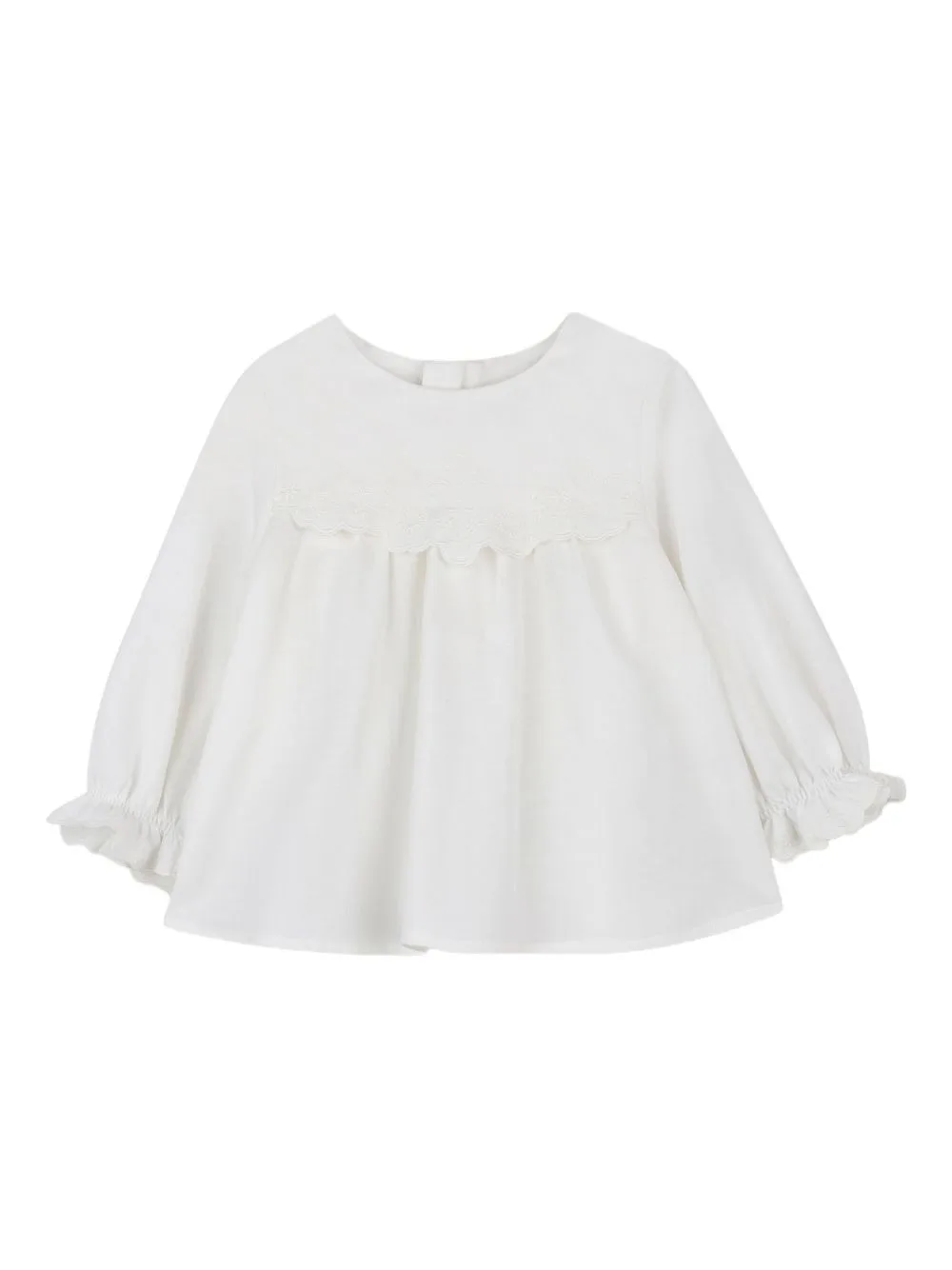 Ruffled-Sleeve Blouse by Chloé Kids