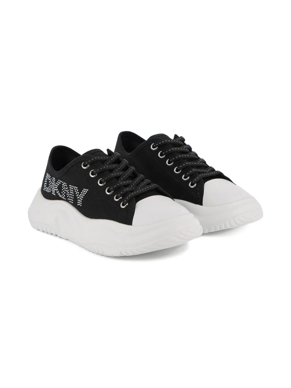 Logo-Embellished Sneakers by Dkny Kids