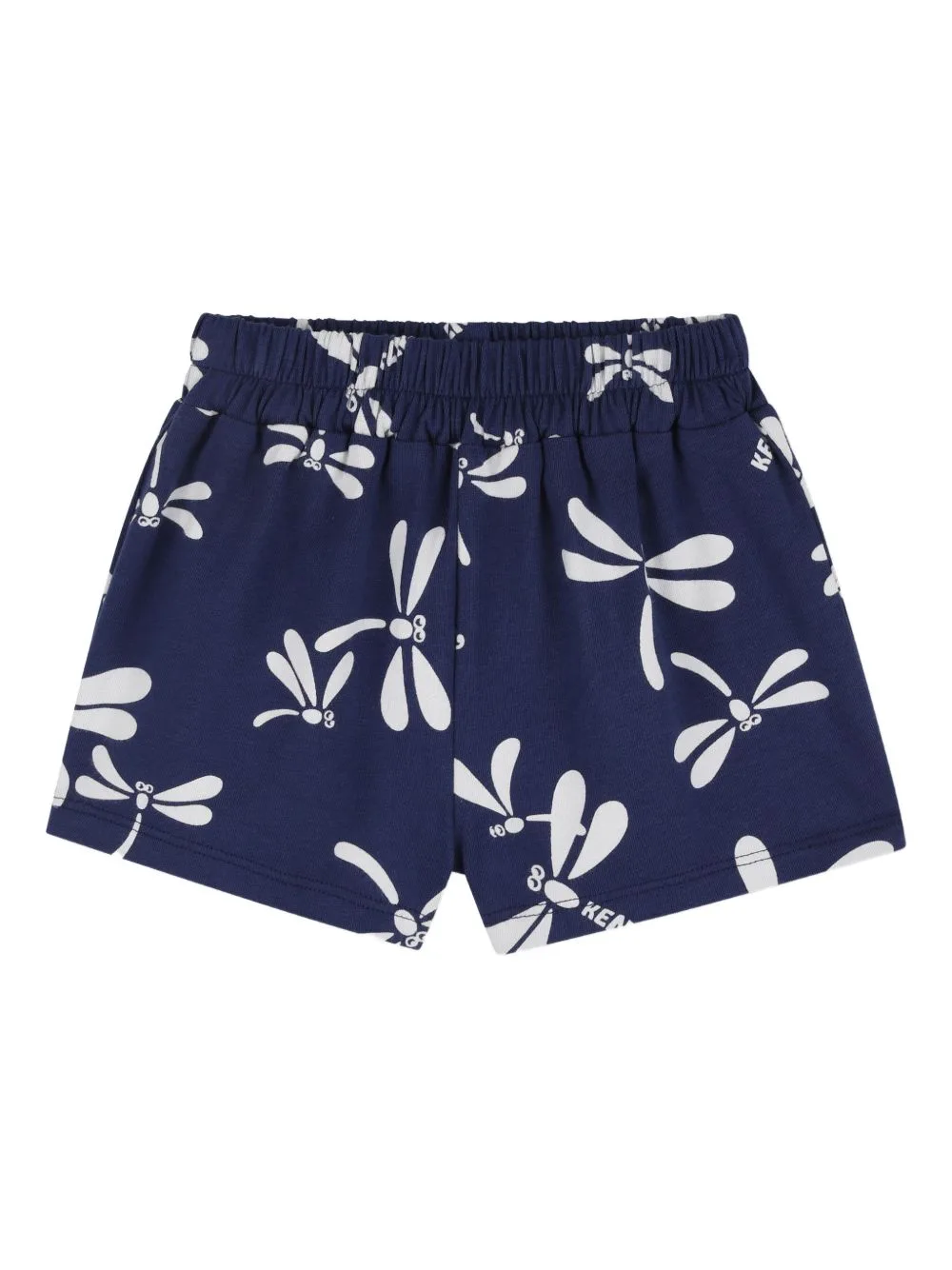 Dragonfly-Print Shorts by Kenzo Kids