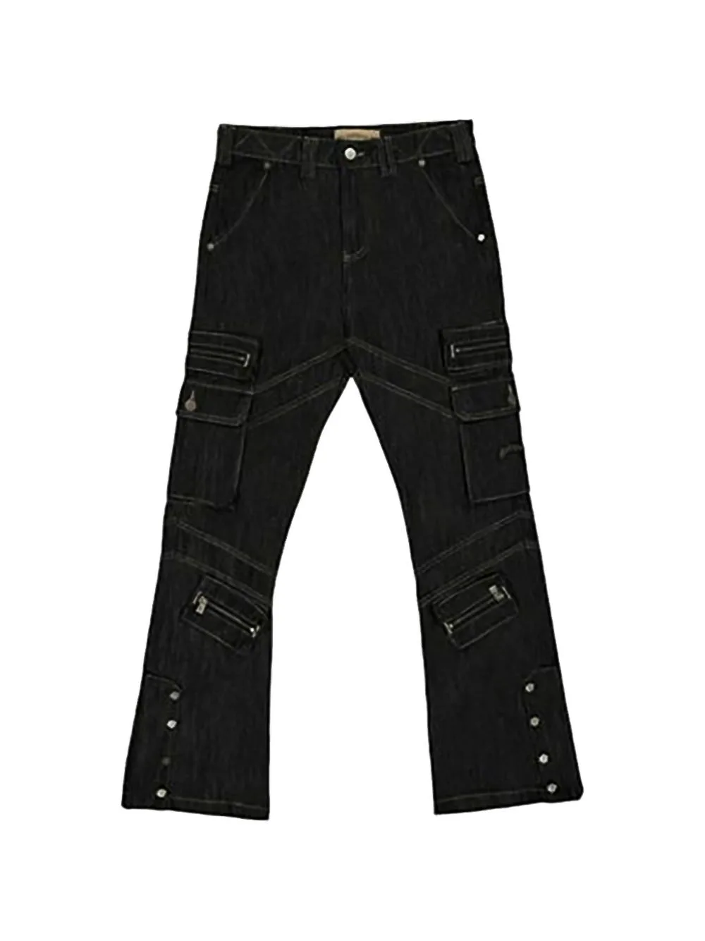 Rockstar Flared Cargo Jeans by GODSPEED