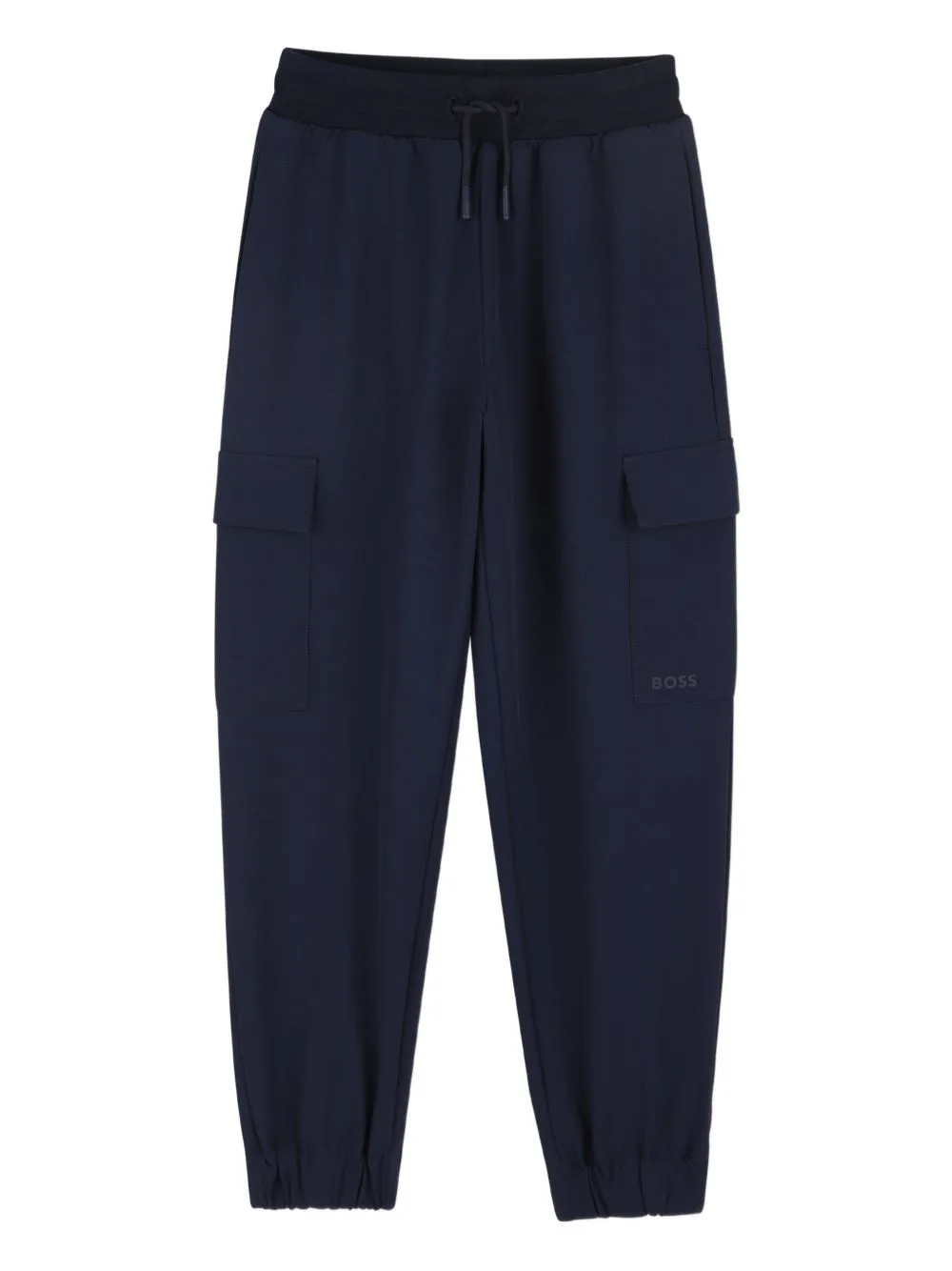 Cargo-Pocket Drawstring Tracksuit Bottoms by BOSS Kidswear