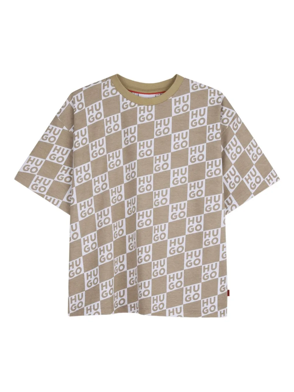 Check-Print T-Shirt by HUGO KIDS