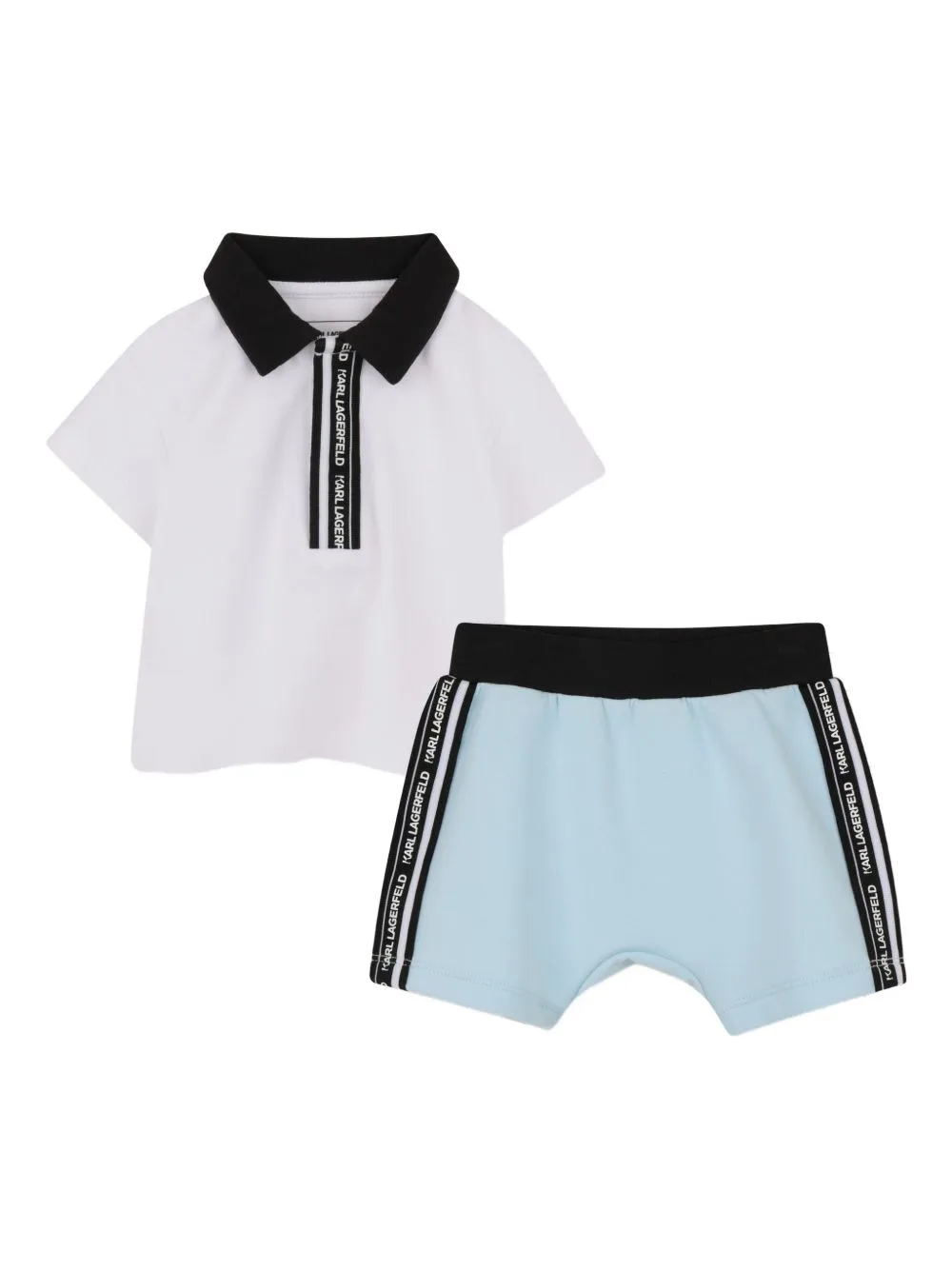 Ikonik Karl Shorts Set by Karl Lagerfeld Kids