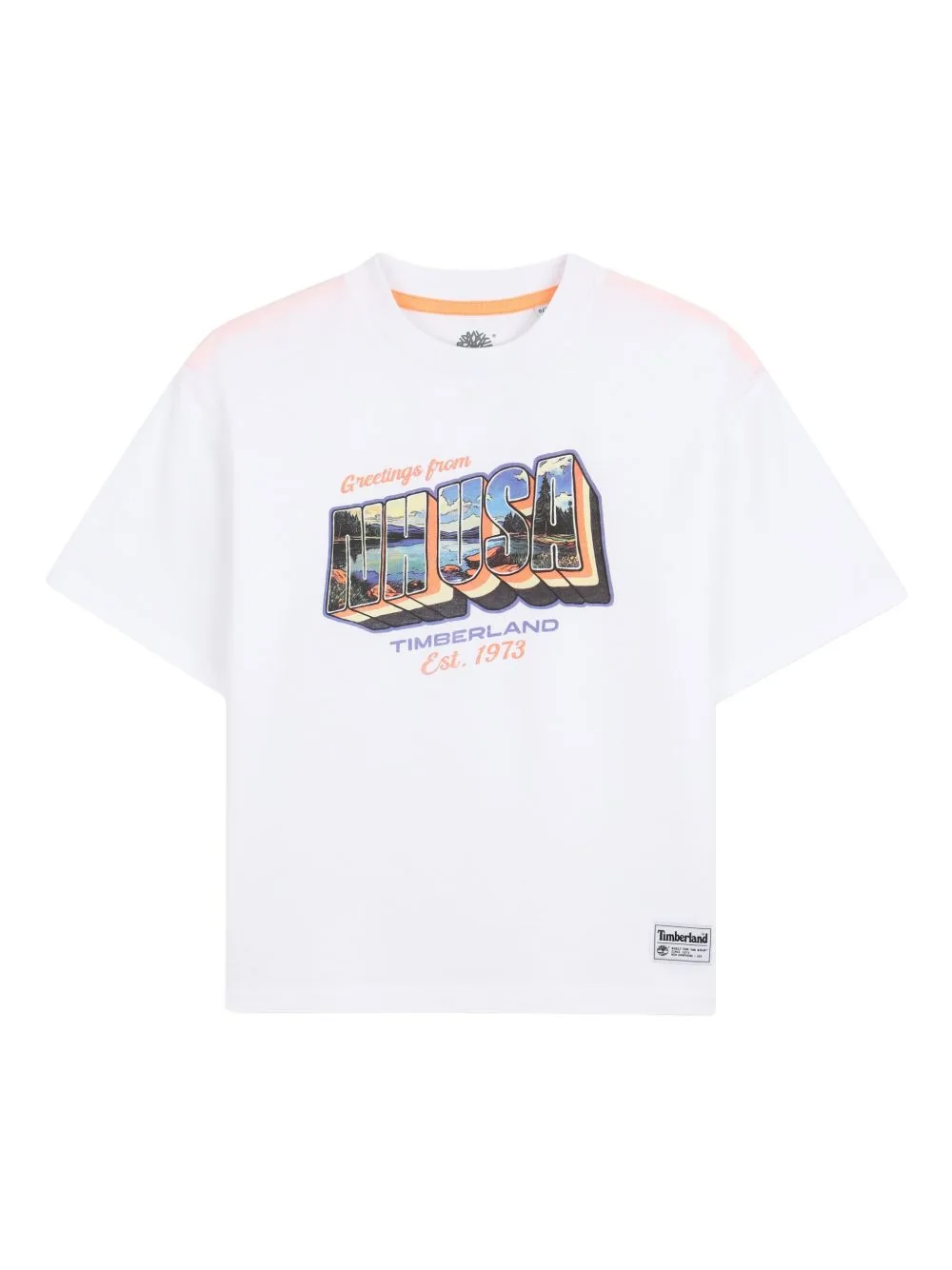 Graphic-Print T-Shirt by Timberland Kids