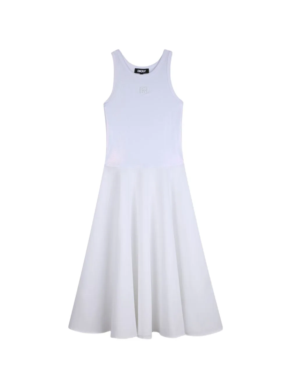 Logo-Embroidery Flared Dress by Dkny Kids