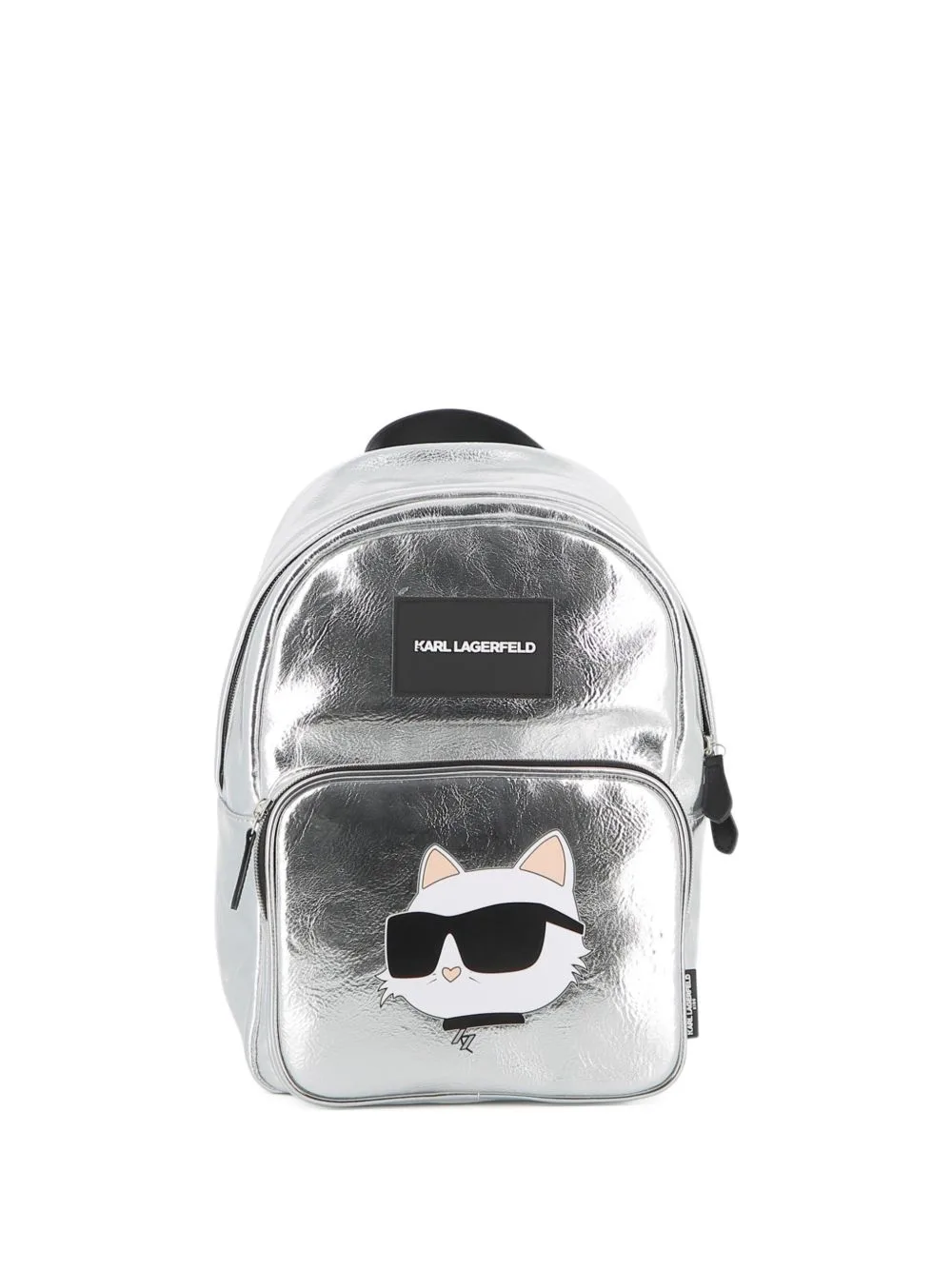Cartoon Graphic Backpack by Karl Lagerfeld Kids