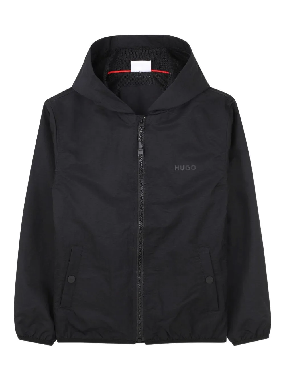 Hooded Zip-Up Coat by HUGO KIDS