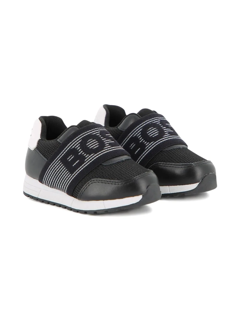 Logo-Strap Sneakers by BOSS Kidswear