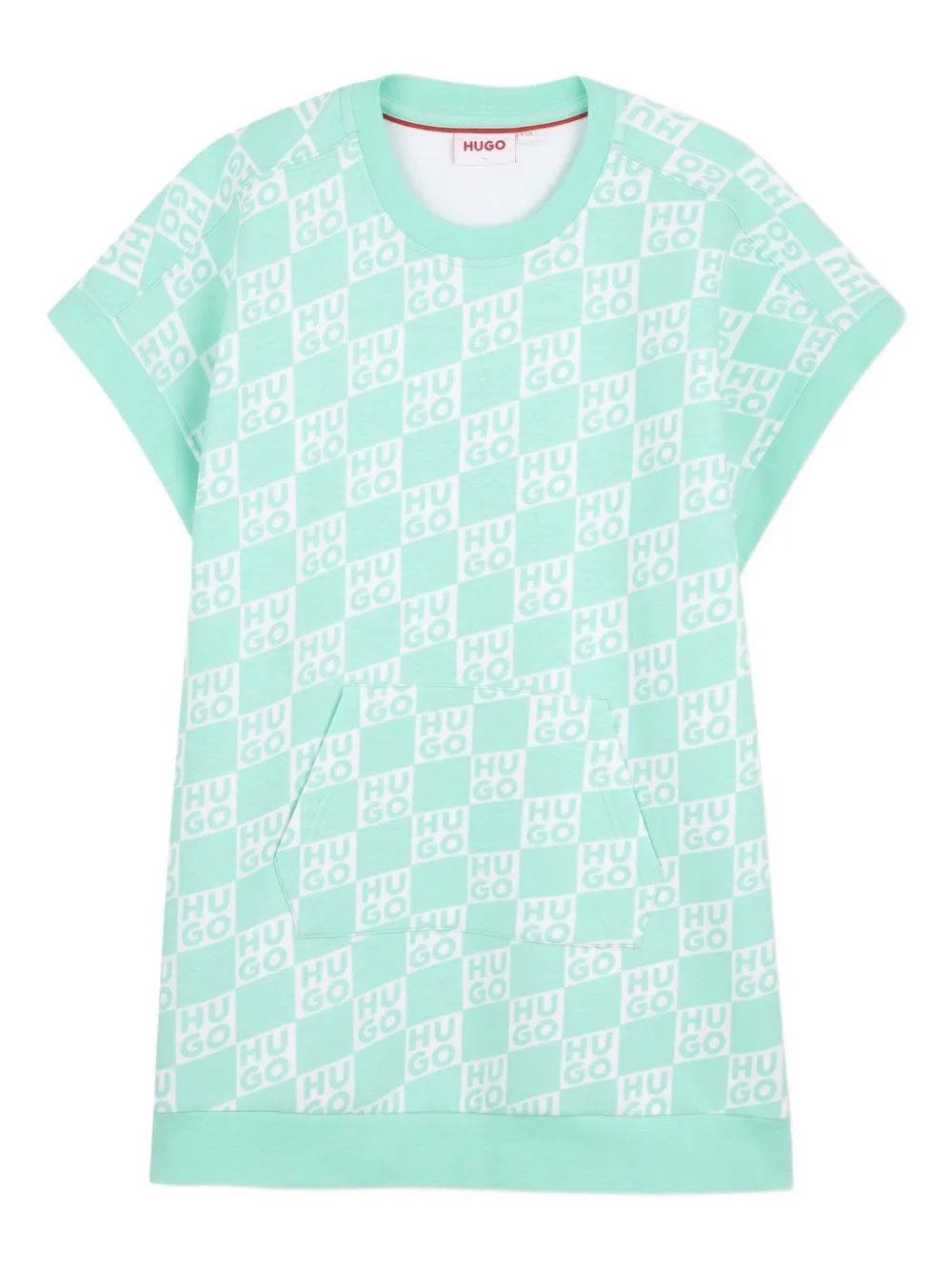 Short-Sleeve Patterned Dress by HUGO KIDS