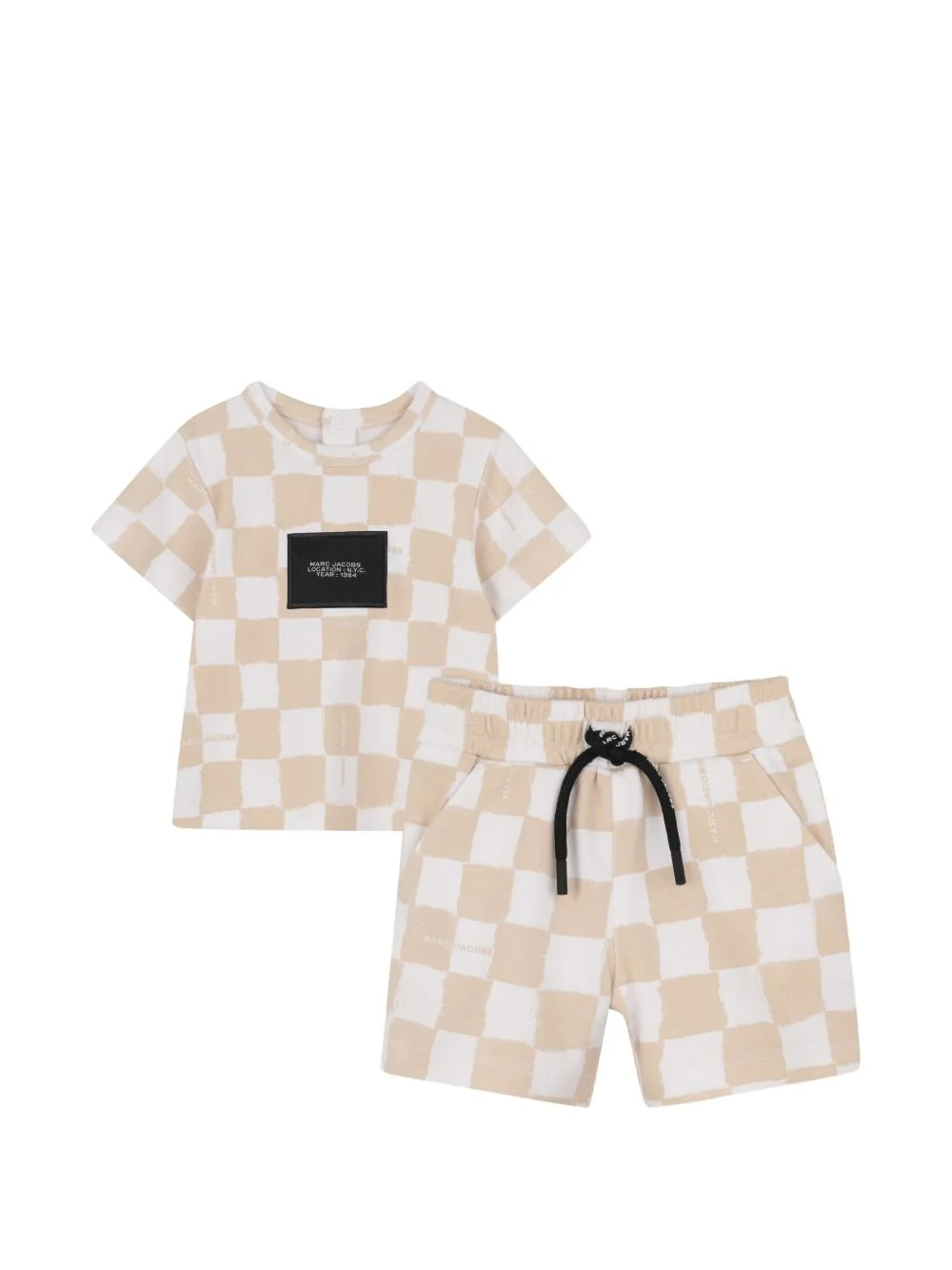 Checkerboard Label-Patch Tracksuit Set by Marc Jacobs Kids