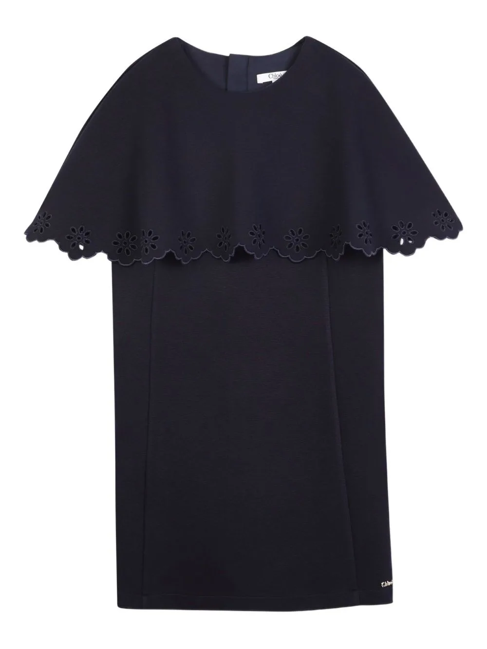 Scalloped Cape Dress by Chloé Kids