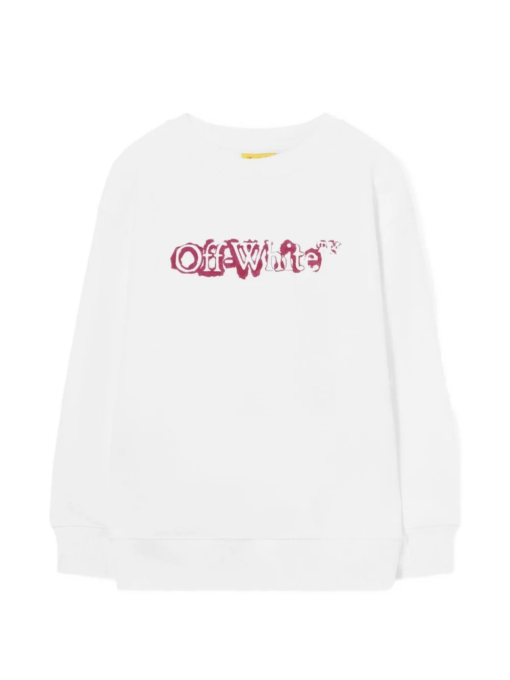 Big Bookish Watercolor Logo-Print Sweater by Off-White Kids