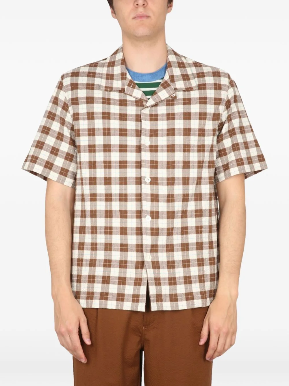 Check Seersucker Shirt