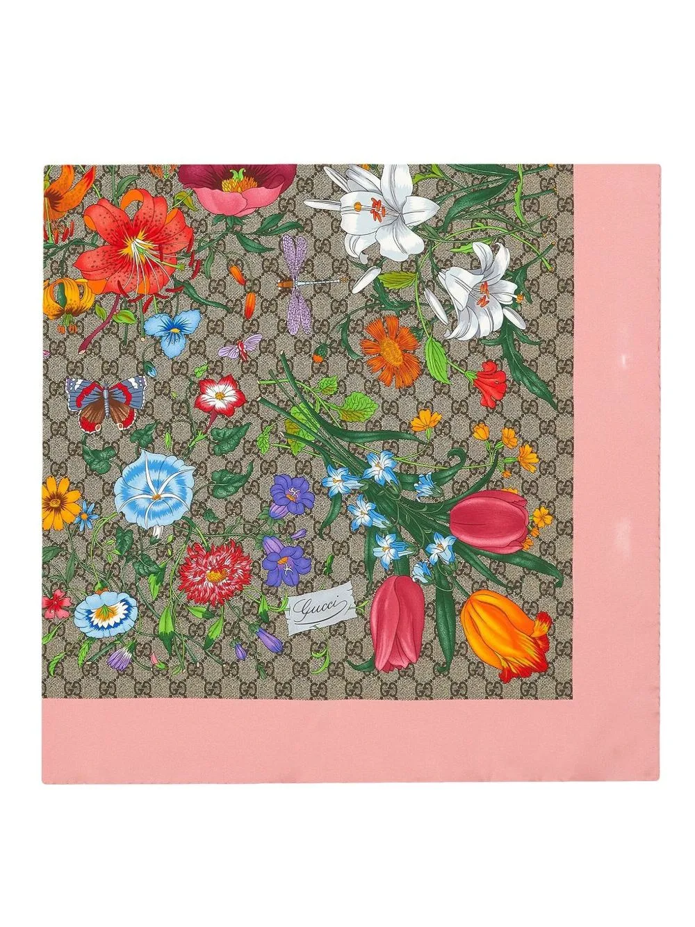 GG Flora Scarf by Gucci