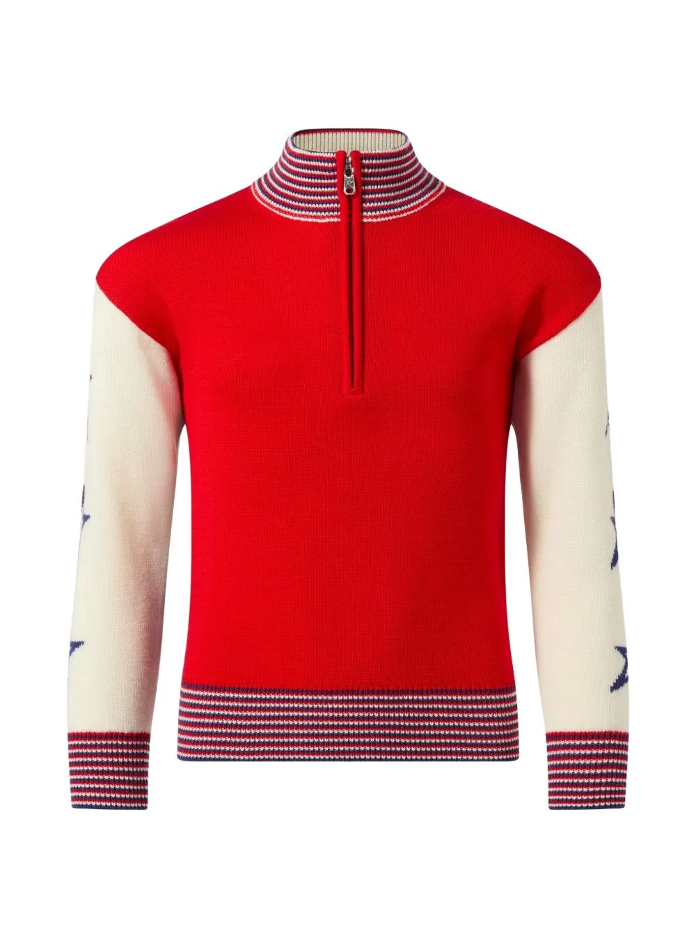 Star-Print Half-Zip Sweater by Perfect Moment Kids