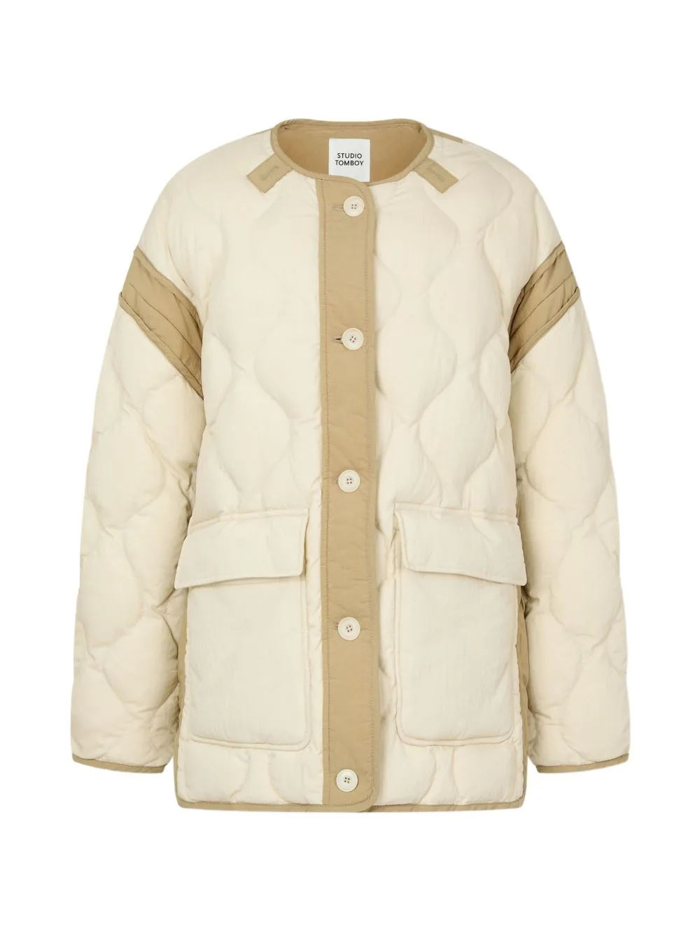Quilted Panelled Jacket by TOMBOY