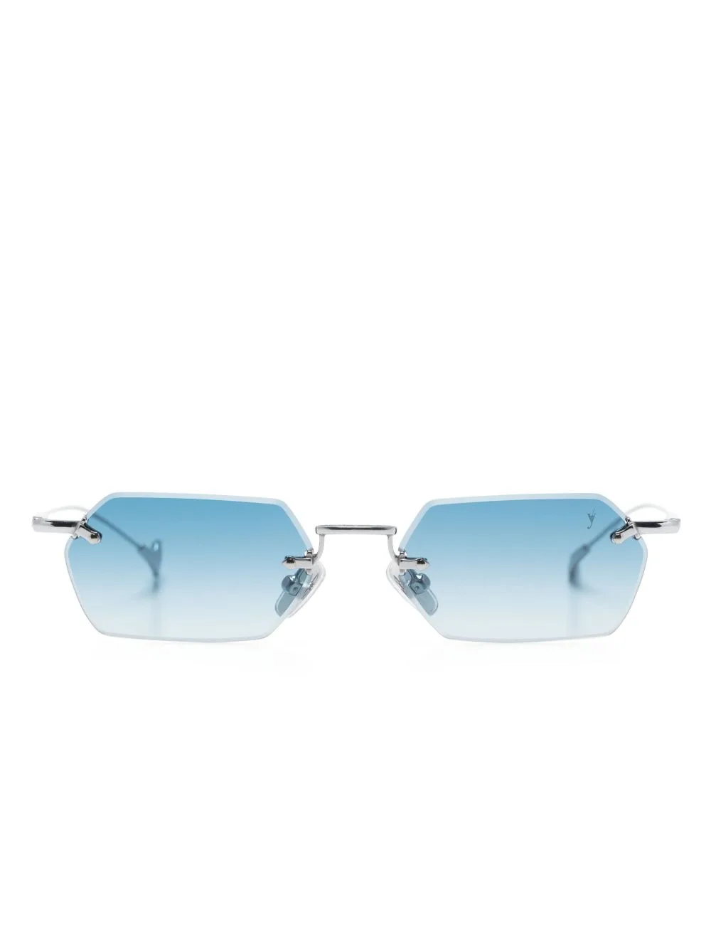 Rectangle-Frame Metallic Sunglasses by Eyepetizer
